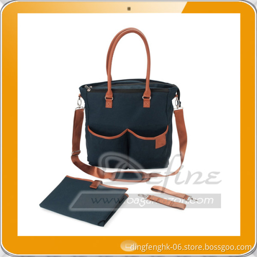 Tote Diaper Bag with Matching Change Pad And Stroller Straps